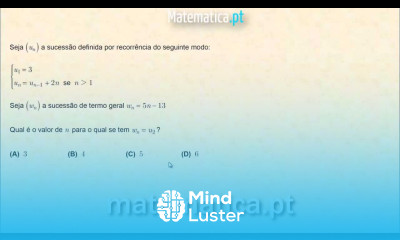 Calcular o Termo de uma Sucessão Definida por Recorrência