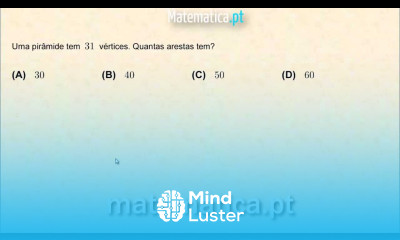 Contar as Arestas de uma Pirâmide Dado o Número de Vértices