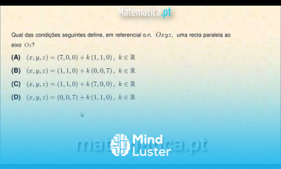 Reta Paralela ao Eixo