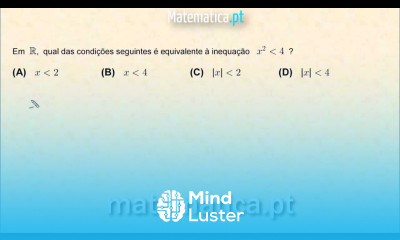 Resolução de uma Inequação