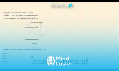 Área da Secção de um Plano num Cubo