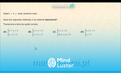 Identificar um Sistema Impossível