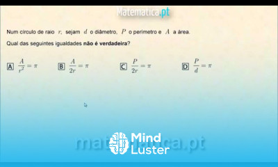 Exercício com Fórmula da Área e do Perímetro do Círculo