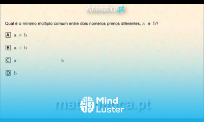 MMC entre Números Primos