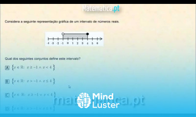 Representação Gráfica de um Intervalo de Números Reais
