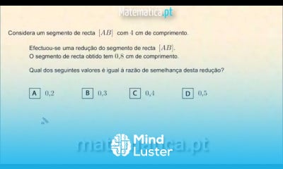 Razão de Semelhança de uma Redução