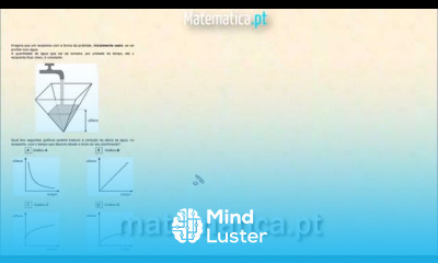 Gráfico que Mostra o Enchimento de um Depósito