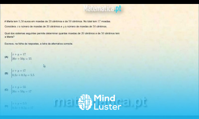 Sistema de Equações com Duas Incógnitas
