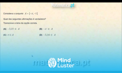 Identificar a Afirmação Verdadeira