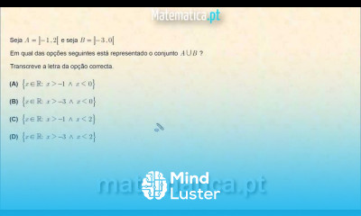 Conjunto Reunião de Intervalos