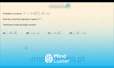 Resolução de um Exercício com Interseção de Conjuntos