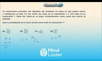 Probabilidades Combinações Exercício Resolvido