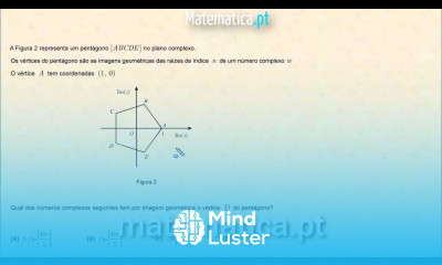 Número Complexo Raízes Complexas de um Pentágono