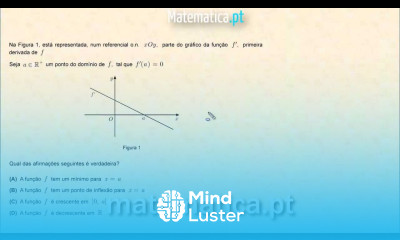 Primeira Derivada Mínimos e Intervalos de Crescimento