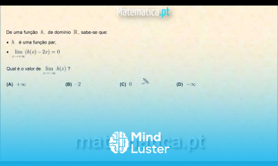 Cálculo Diferencial Cálculo de Limites Função Par
