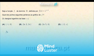 Logaritmos Função Logaritmo Natural
