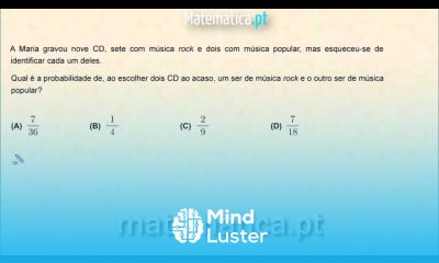 Probabilidades Exercício Resolvido