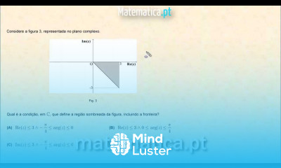 Números Complexos Equação da Região Complexa