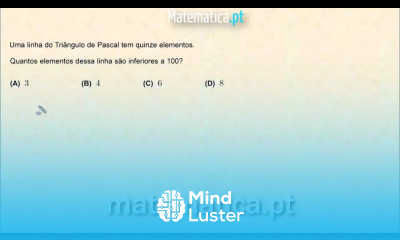 Probabilidades Triângulo de Pascal Soma dos Elementos de uma Linha