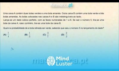 Probabilidades Retirar Bolas de uma Caixa