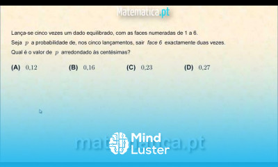 Probabilidades Lançamento de Dados