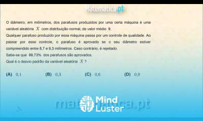 Probabilidades Distribuição Normal Calcular Desvio Padrão