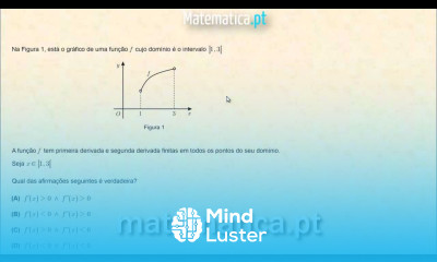 Determinar o Sinal da Primeira e Segunda Derivada