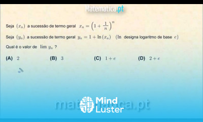 Learn Cálculo do Limite de uma Sucessão - Mind Luster