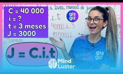 JUROS SIMPLES APRENDA AGORA COM EXERCÍCIOS MATEMÁTICA FINANCEIRA