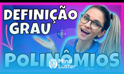 POLINÔMIOS 01 DEFINIÇÃO FORMA REDUZIDA E GRAU DE UM POLINÔMIO Prof Gis