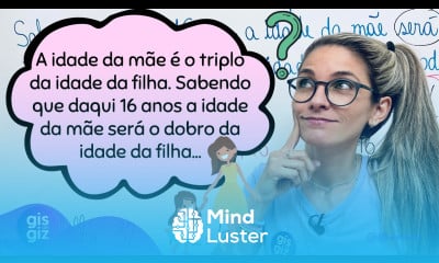 EQUAÇÃO 1º GRAU COM PROBLEMAS 06 RESOLUÇÃO DE PROBLEMAS Matemática Básica