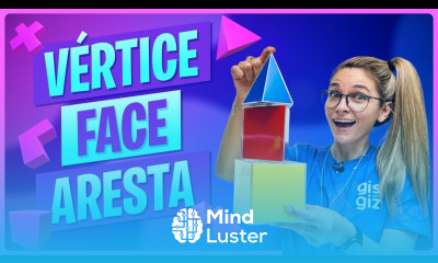 VÉRTICE FACE E ARESTA CUBO PIRAMIDE E PRISMA GEOMETRIA ESPACIAL