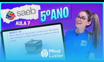 SAEB 5º ANO MATEMÁTICA SIMULADO PREPARATÓRIO 7
