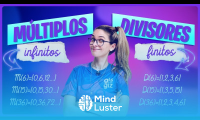 MÚLTIPLOS E DIVISORES RESUMÃO 6º e 7º ano