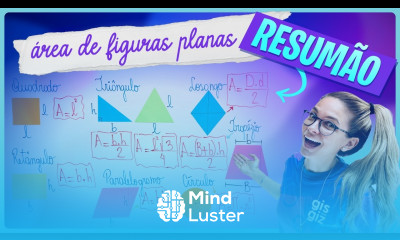 ÁREA DE FIGURAS PLANAS RESUMO GEOMETRIA PLANA