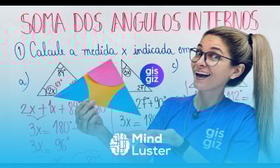 ÂNGULOS NO TRIÂNGULO SOMA DOS ÂNGULOS INTERNOS EXERCÍCIOS