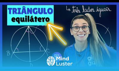 TRIÂNGULO EQUILÁTERO CONSTRUÇÃO GEOMÉTRICA COM RÉGUA E COMPASSO