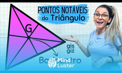 BARICENTRO CEVIANAS E PONTOS NOTÁVEIS DO TRIÂNGULO