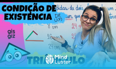 CONDIÇÃO DE EXISTÊNCIA DE UM TRIÂNGULO 02 TRIÂNGULOS Prof Gis
