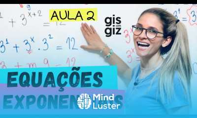 EQUAÇÃO EXPONENCIAL Aula 2 Prof Gis