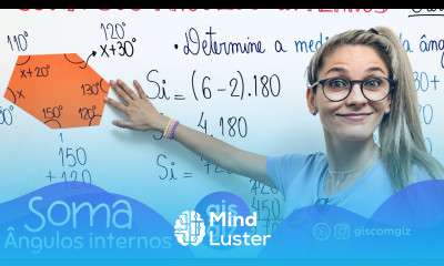 SOMA DOS ÂNGULOS INTERNOS DE UM POLÍGONO CONVEXO EXERCÍCIOS Prof Gis 9