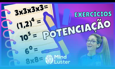 POTENCIAÇÃO LISTA DE EXERCÍCIOS