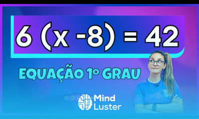 EQUAÇÃO DO 1º GRAU COM DISTRIBUTIVA