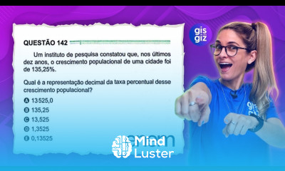 ENEM PORCENTAGEM EM NÚMERO DECIMAL QUESTÃO 142 PROVA VERDE 2024 MATEMÁTICA