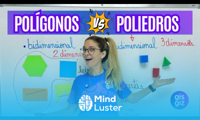 POLÍGONOS e POLIEDROS QUAIS AS DIFERENÇAS APRENDA RÁPIDO