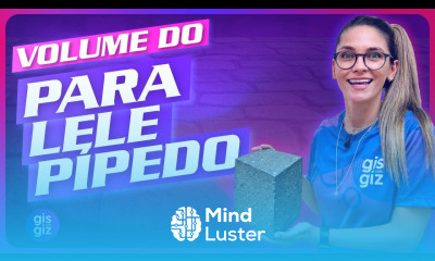 VOLUME DO PARALELEPÍPEDO