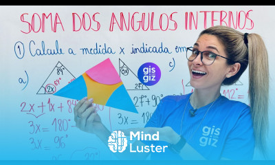 ÂNGULOS NO TRIÂNGULO SOMA DOS ÂNGULOS INTERNOS EXERCÍCIOS