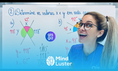 ÂNGULOS OPOSTOS PELO VÉRTICE EXERCÍCIOS