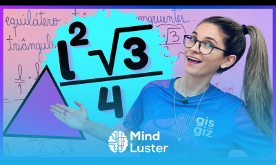 ÁREA DE TRIÂNGULO EQUILÁTERO