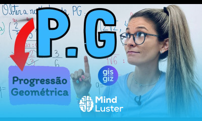 PROGRESSÃO GEOMÉTRICA PG AULA 1 TERMOS E RAZÃO DE UMA PG Prof Gis